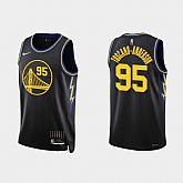 Golden State Warriors #95 Juan Toscano-Anderson Nike 2021-22 City Edition Diamond Black Jersey Dzhi,baseball caps,new era cap wholesale,wholesale hats
